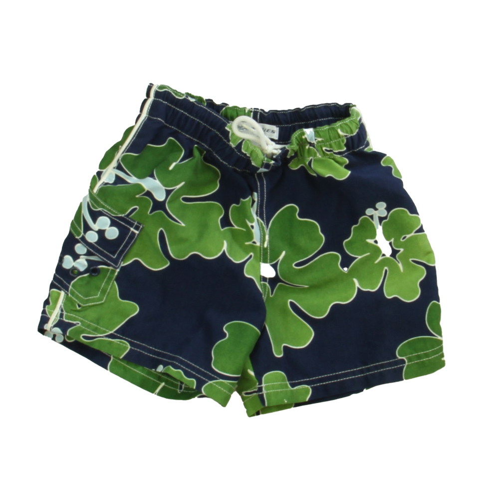 Pine Peak Blues Boys Navy | Green Trunks size: 18 Months